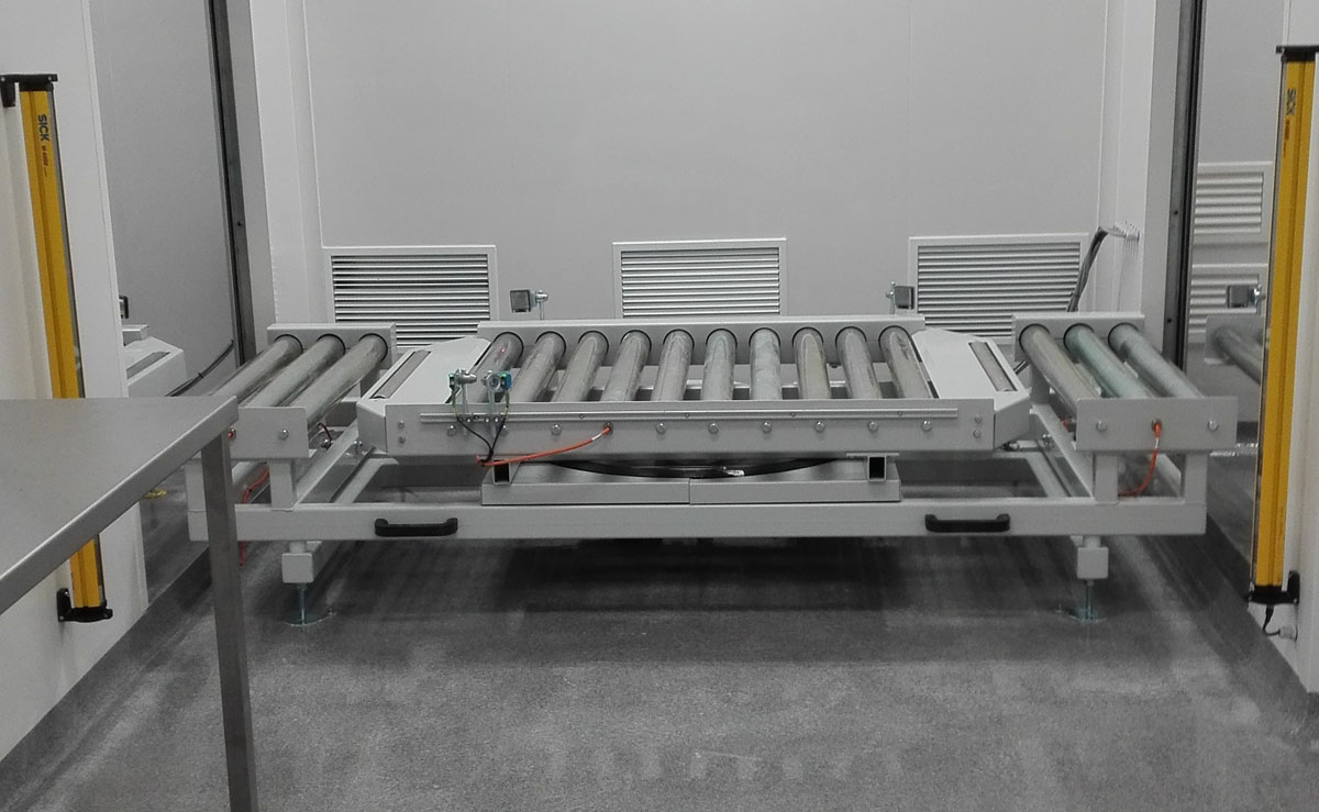 Turntables - Pallet & container transport