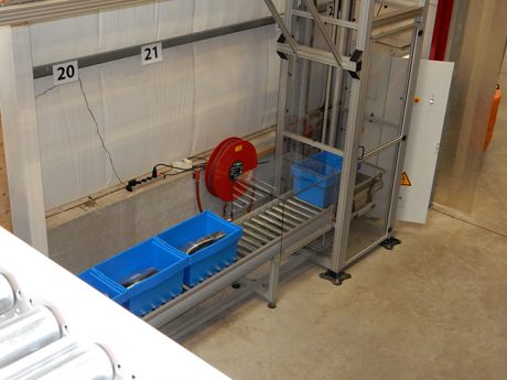 Optimalisatie interne transportflow door rollenbanen