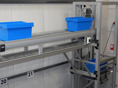 Optimalisatie interne transportflow door rollenbanen