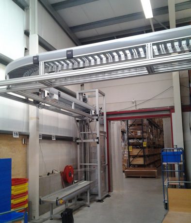 Optimalisatie interne transportflow door rollenbanen