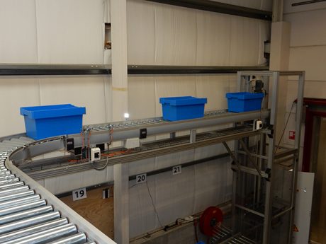 Optimalisatie interne transportflow door rollenbanen