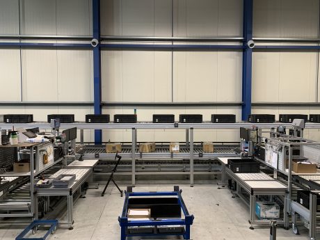vier werkposten