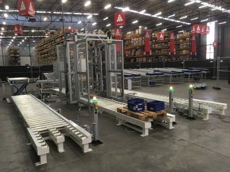 Pallet rollenbaan