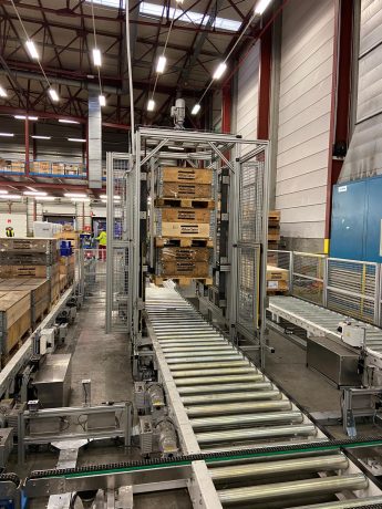 Pallet rollenbaan