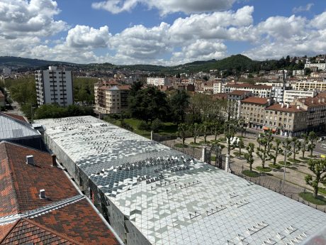 Uitzicht van Saint-Etienne vanuit de toren.